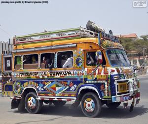 пазл Микроавтобус, Дакар, Сенегал